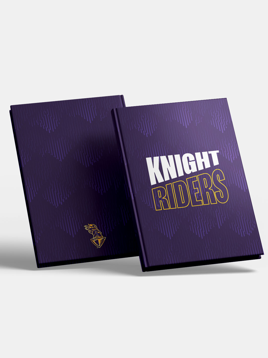 Kolkata Knight Riders Purple and Gold Printed Knight Riders Hardbound Cover A5 Ruled 100 Pages Diaries - (Pack of 1) (2)