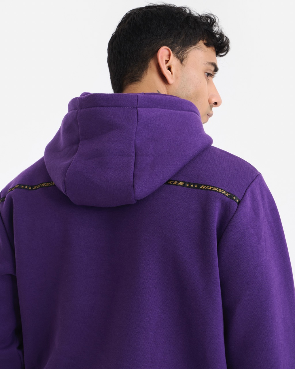 Kolkata Knight Riders Purple Long Sleeves Round Neck Champions Pride Hooded Sweatshirt (5)