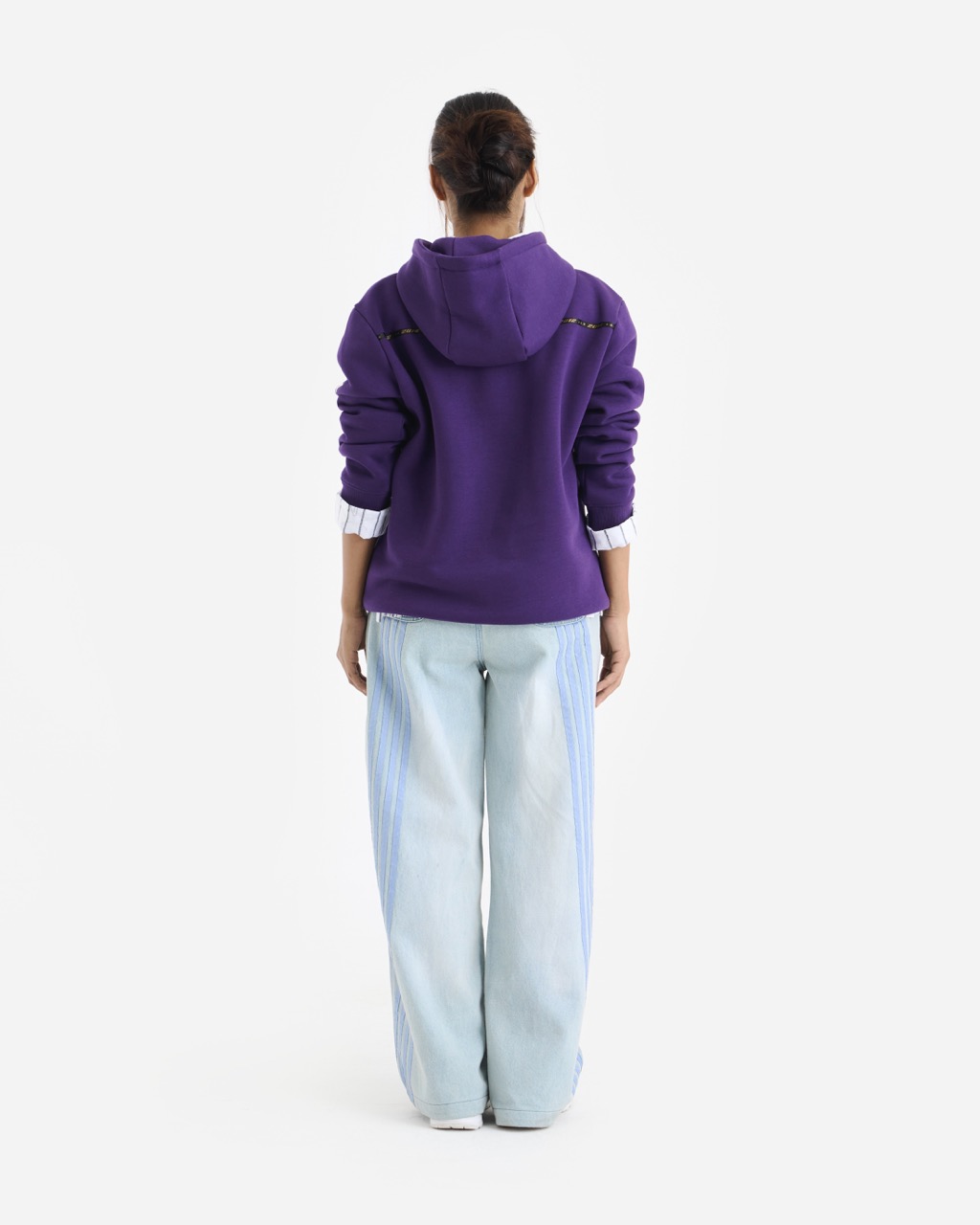 Kolkata Knight Riders Purple Long Sleeves Round Neck Champions Pride Hooded Sweatshirt (10)