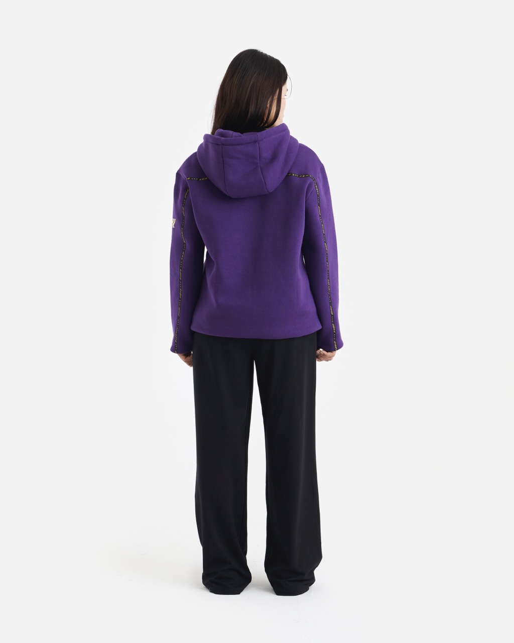 Kolkata Knight Riders Purple Long Sleeves Round Neck Kangaroo Pocket Champion Edition Hoodie Jacket (11)