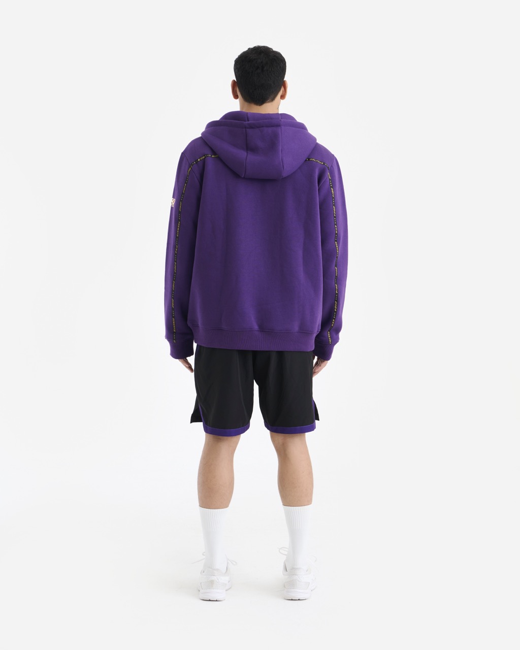 Kolkata Knight Riders Purple Long Sleeves Round Neck Kangaroo Pocket Champion Edition Hoodie Jacket (8)