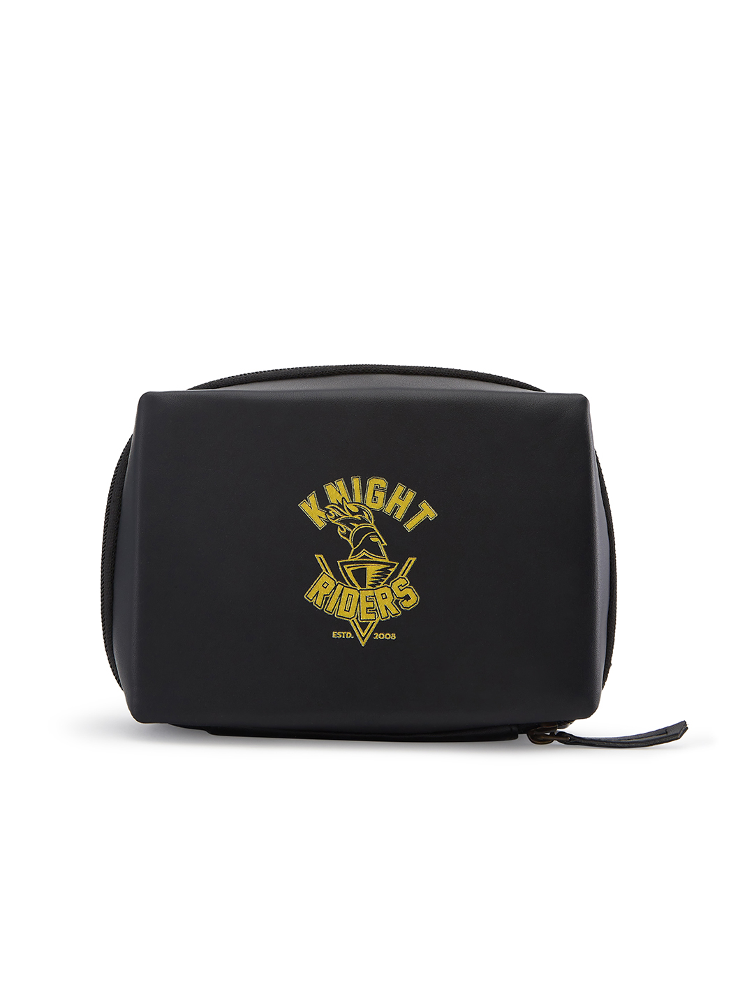 Portable Electronics Accessories and Gadget Organizer Bag with Multi Compartments (Black/Yellow)