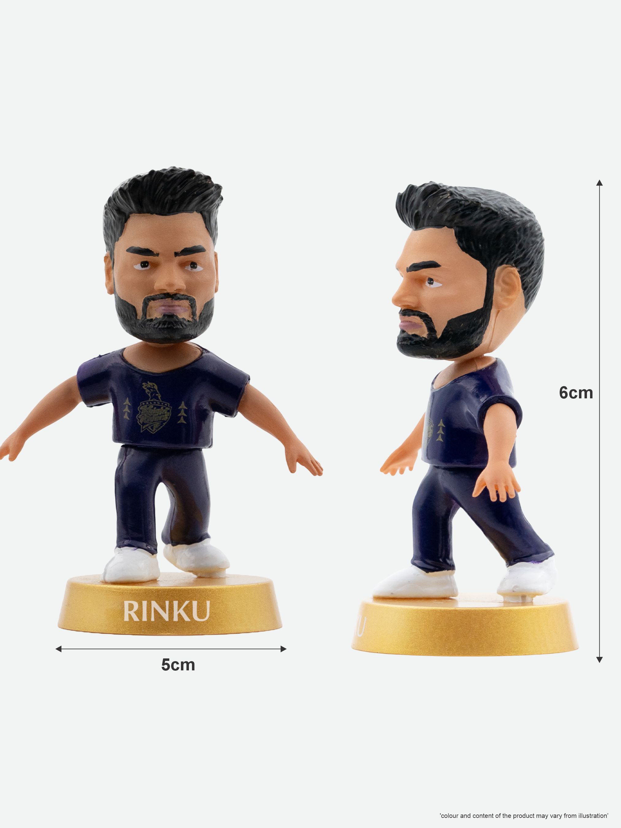 Kolkata Knight Riders Rinku Singh Kolkata Knight Riders Collectible Miniature (7)