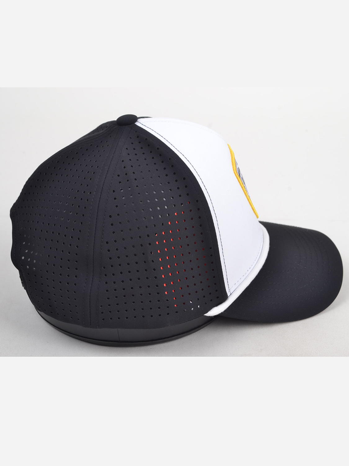 Kolkata Knight Riders Rope Collection Ultra Luxury Fabric Black White Cap (4)