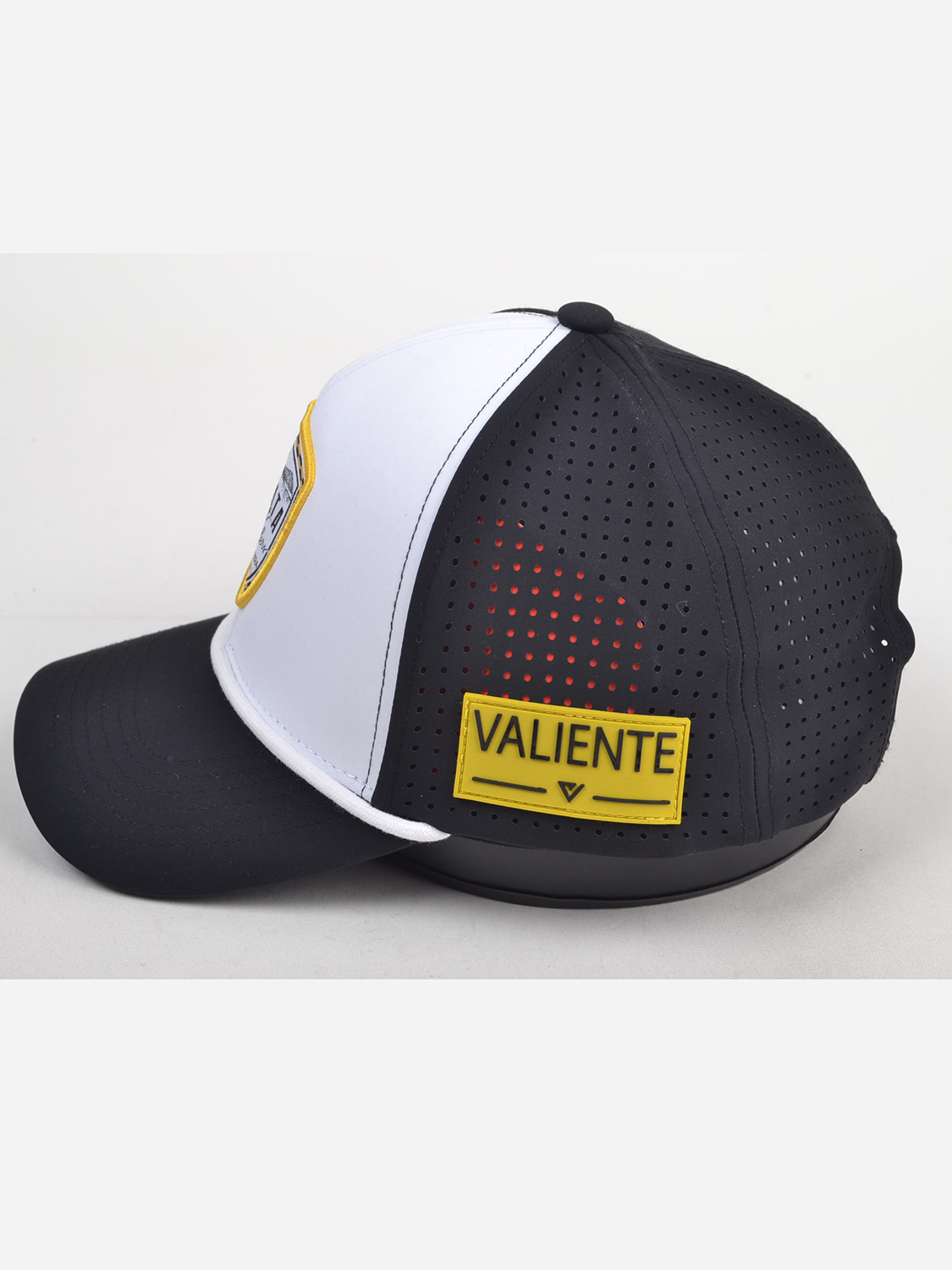 Kolkata Knight Riders Rope Collection Ultra Luxury Fabric Black White Cap (3)