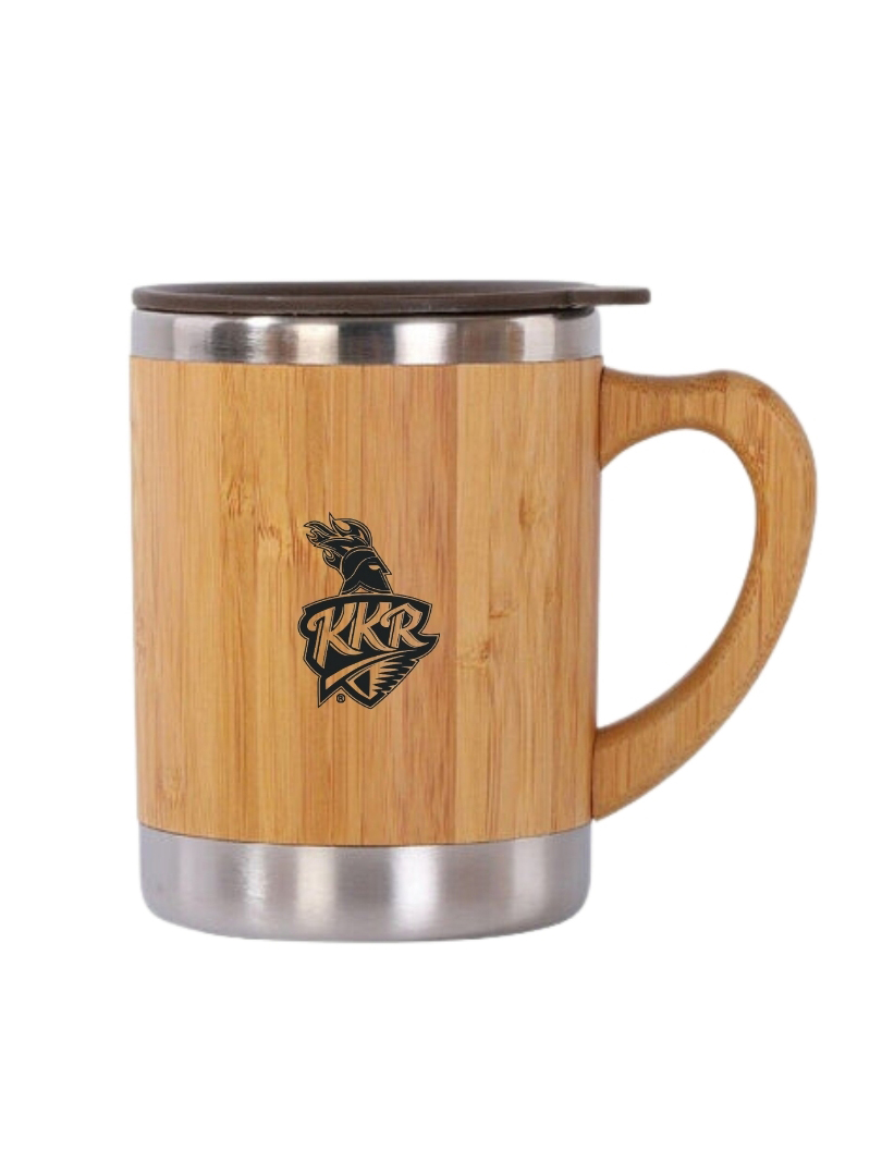 Stainless Steel Wooden Coffee Mug