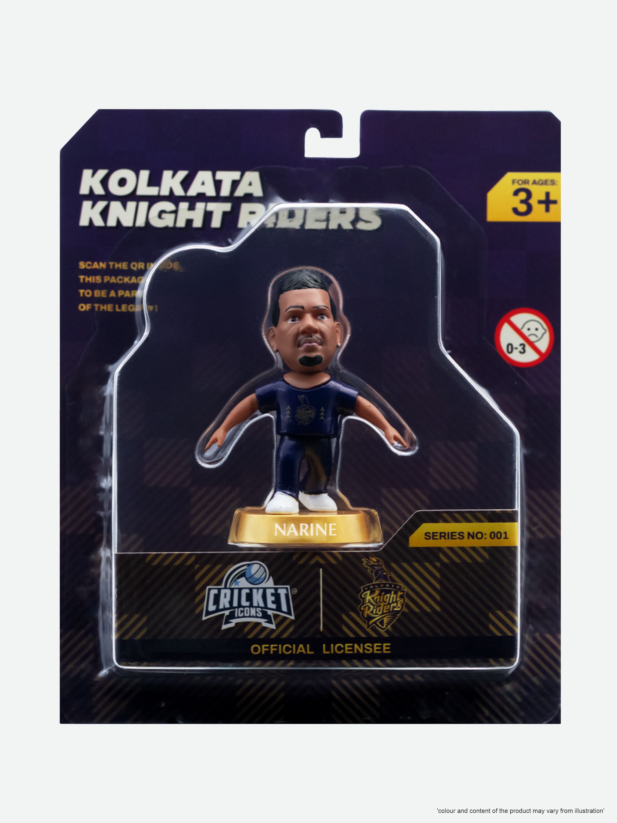 Kolkata Knight Riders Sunil Narine Kolkata Knight Riders Collectible Miniature (2)