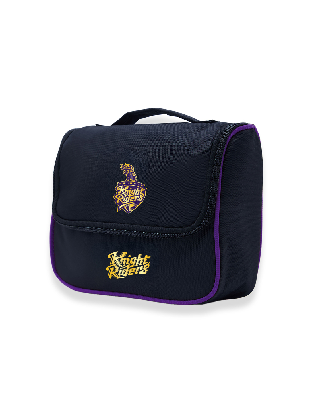 Kolkata Knight Riders Travel Organizer For Shaving Kit and Cosmetics Toiletry Kit Bag with Large Storage Compartments (B (2)