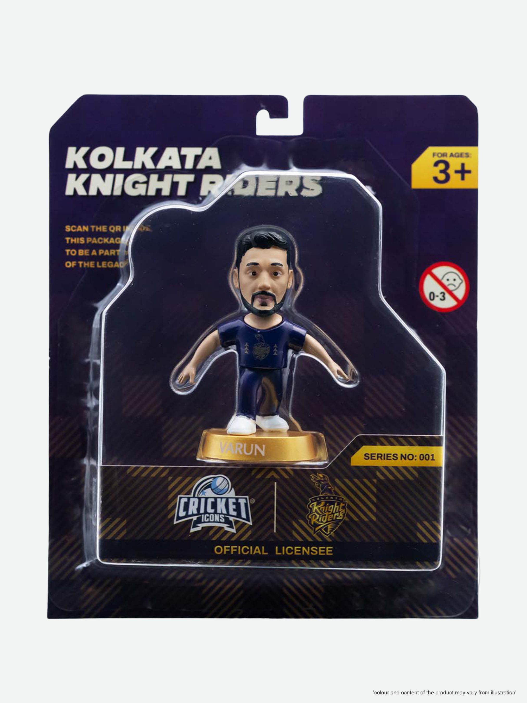 Kolkata Knight Riders Varun Chakaravarthy Kolkata Knight Riders Collectible Miniature (2)