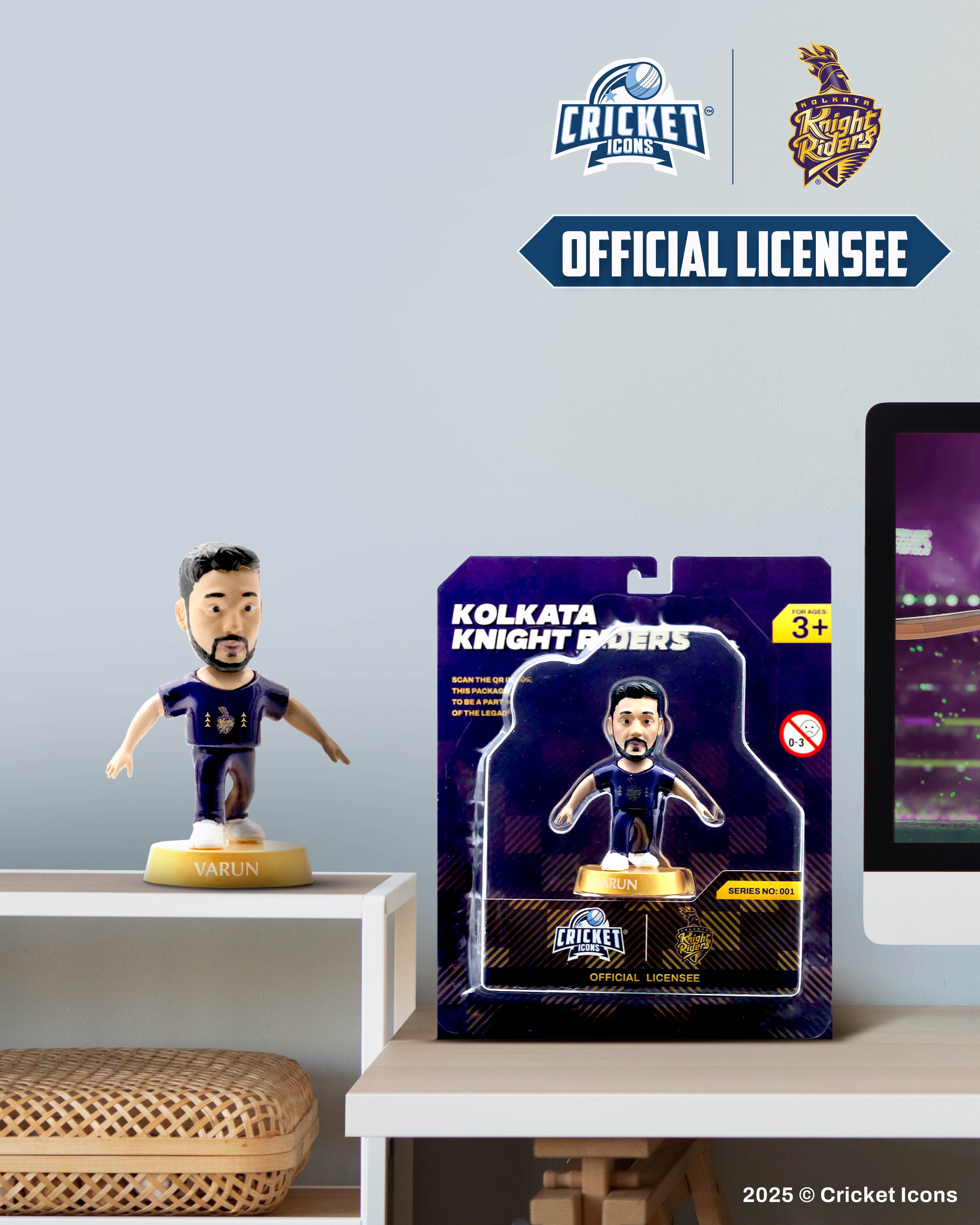 Kolkata Knight Riders Varun Chakaravarthy Kolkata Knight Riders Collectible Miniature