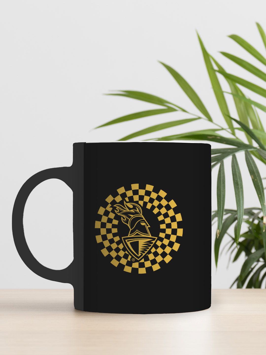 Kolkata Knight Riders Ceramic Black Printed Mug, Microwave and Dishwasher Safe, Tea and Coffee Mug - 325 ml (Black/Gold) (4)