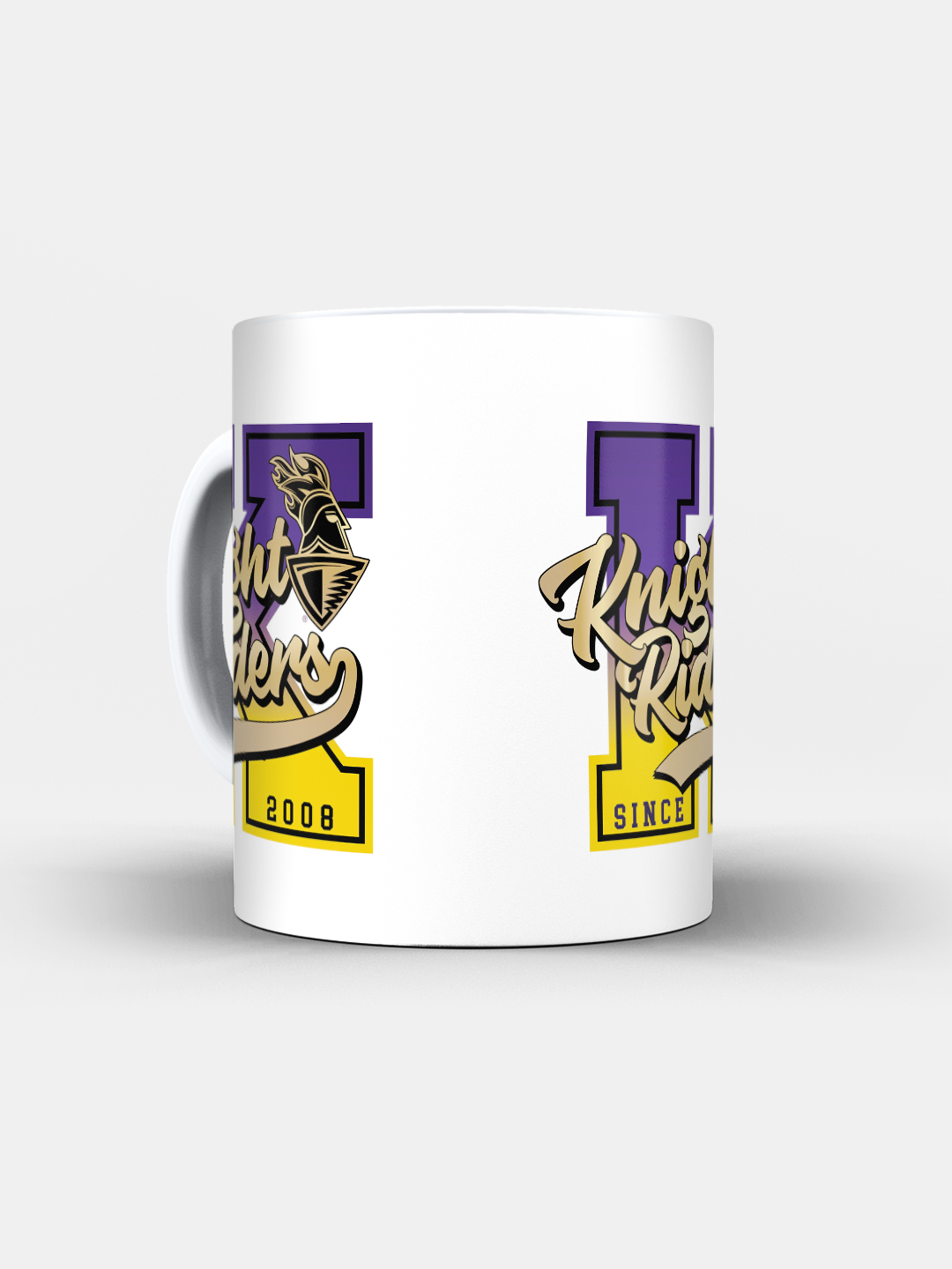 Kolkata Knight Riders Ceramic Glossy Printed Mug, Microwave and Dishwasher Safe, Tea and Coffee Mug - 325 ml (White) - P (4)