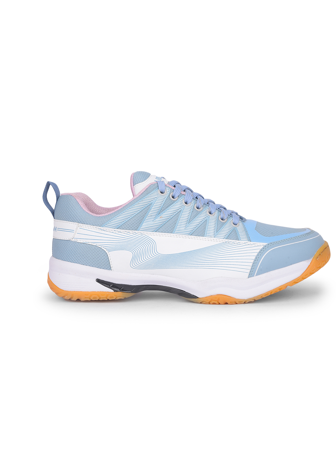 Liberty FREEDOM Sports Lacing Badminton & PickleBall Shoes For Men GRIPPER-01 By Liberty - Sky Blue (4)