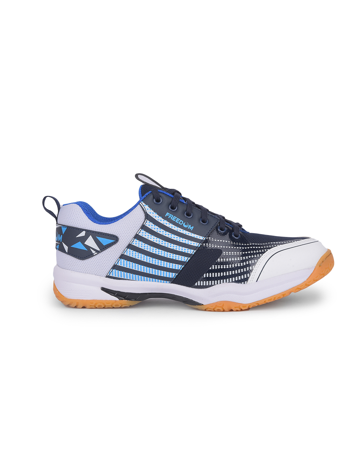 Liberty FREEDOM Sports Lacing Badminton & Pickleball Shoes For Men GRIPPER-02 By Liberty - Navy Blue (4)