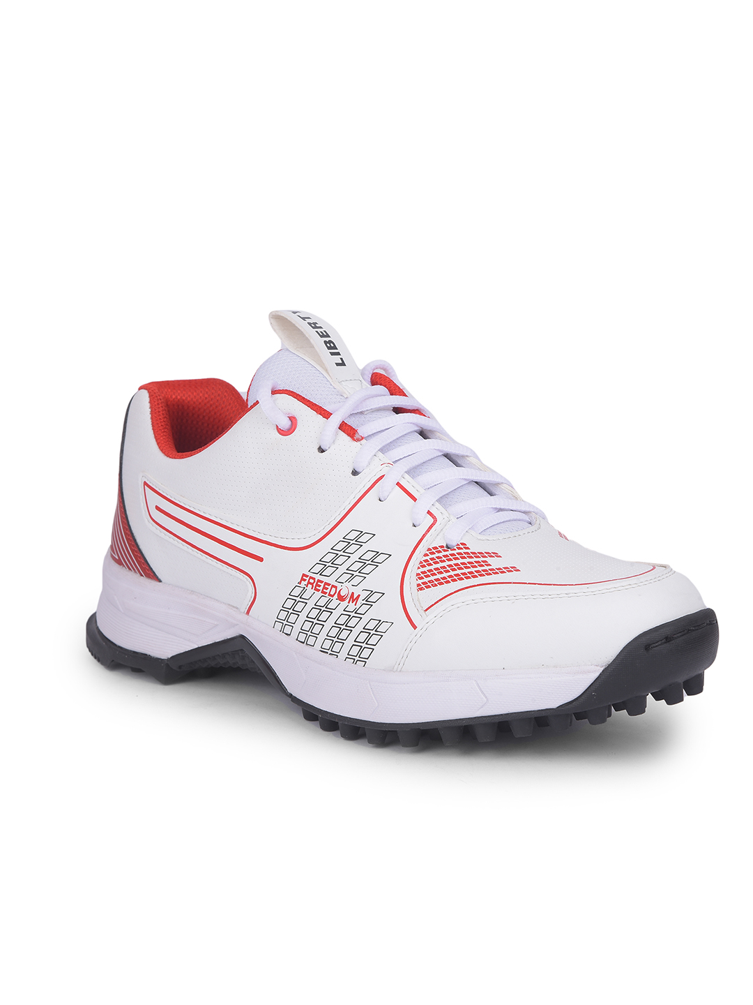 Liberty FREEDOM Sports Lacing Cricket Shoes For Men CRICSTAR01 By Liberty - Red (2)