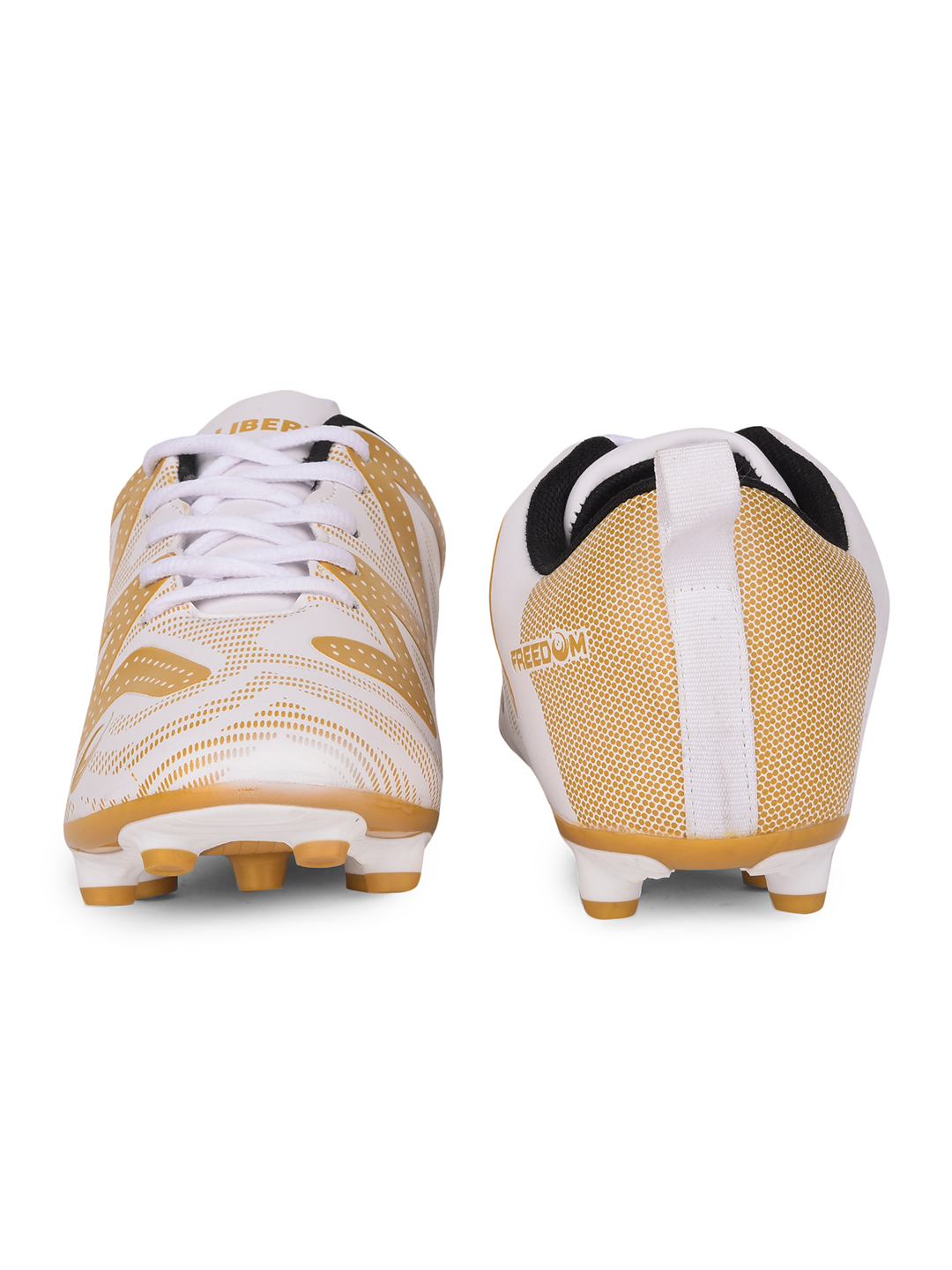 Liberty FREEDOM Sports Lacing Football Shoes For Men DRIBBLER01 By Liberty - Golden (8)