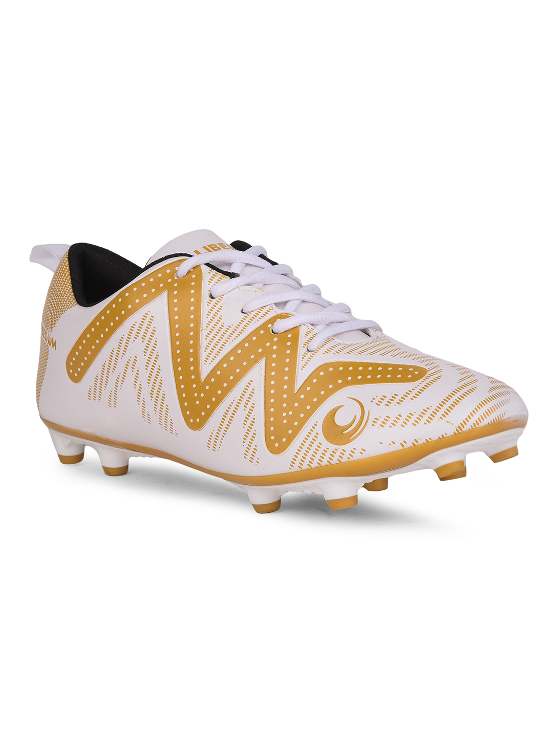 Liberty FREEDOM Sports Lacing Football Shoes For Men DRIBBLER01 By Liberty - Golden (2)