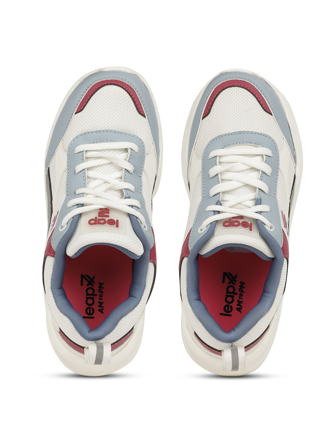 Liberty Liberty Leap7x ARIA Sports Lacing Running Shoes & Walking Shoes For Women - White (8)