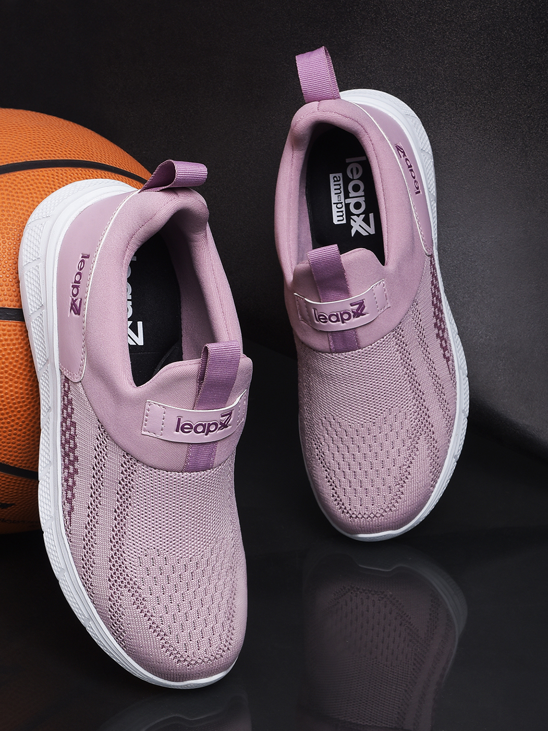 Liberty Leap7x BOSTER-L2E Sports Non Lacing Running Shoes & Walking Shoes For Women - Peach