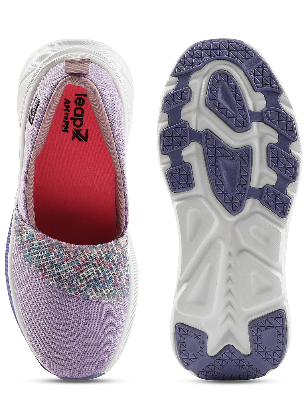 Liberty Liberty Leap7x CANBERRA1E Sports Non Lacing Running Shoes & Walking Shoes For Women - Purple (7)