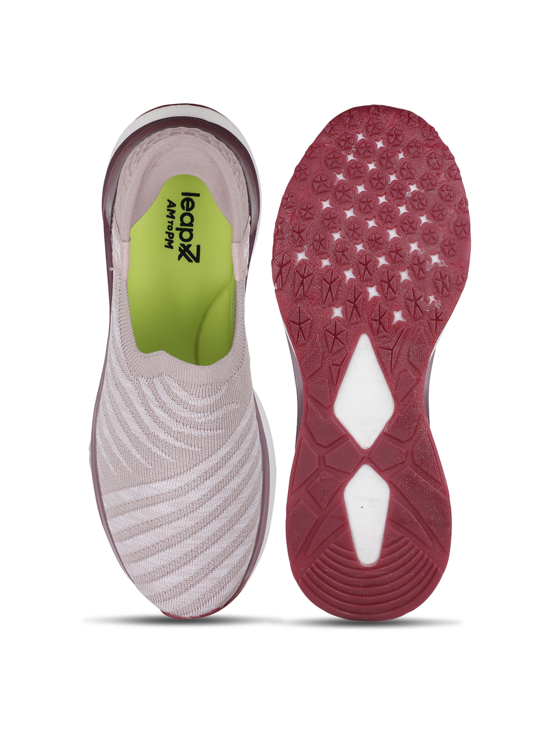 Liberty Liberty Leap7x CHELSY-2 Sports Non Lacing Running Shoes & Walking Shoes For Women - Peach (6)