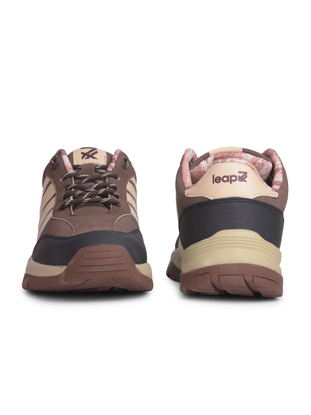 Liberty Liberty Leap7x COLUMBIA6E Sports Lacing Running Shoes & Walking Shoes For Men - Brown (8)