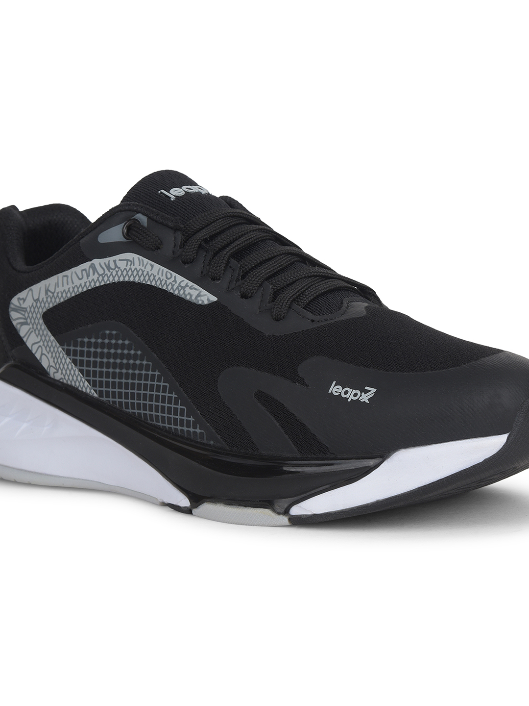 Liberty Liberty Leap7x EVELSTER-E Sports Lacing Running Shoes & Walking Shoes For Men - Black (3)