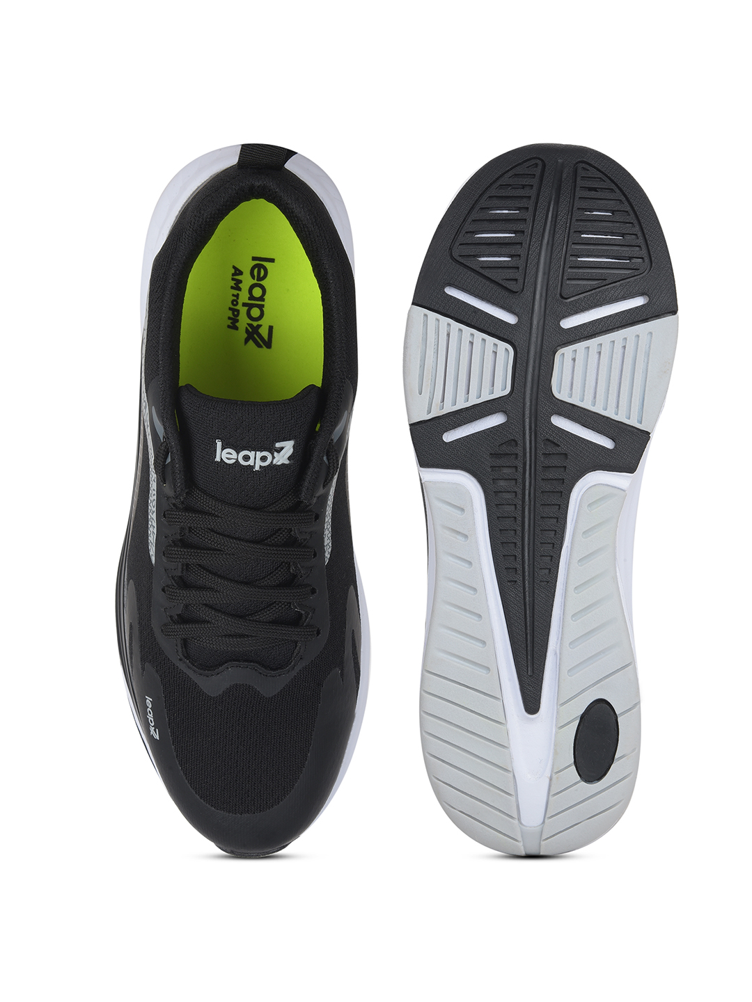 Liberty Liberty Leap7x EVELSTER-E Sports Lacing Running Shoes & Walking Shoes For Men - Black (5)