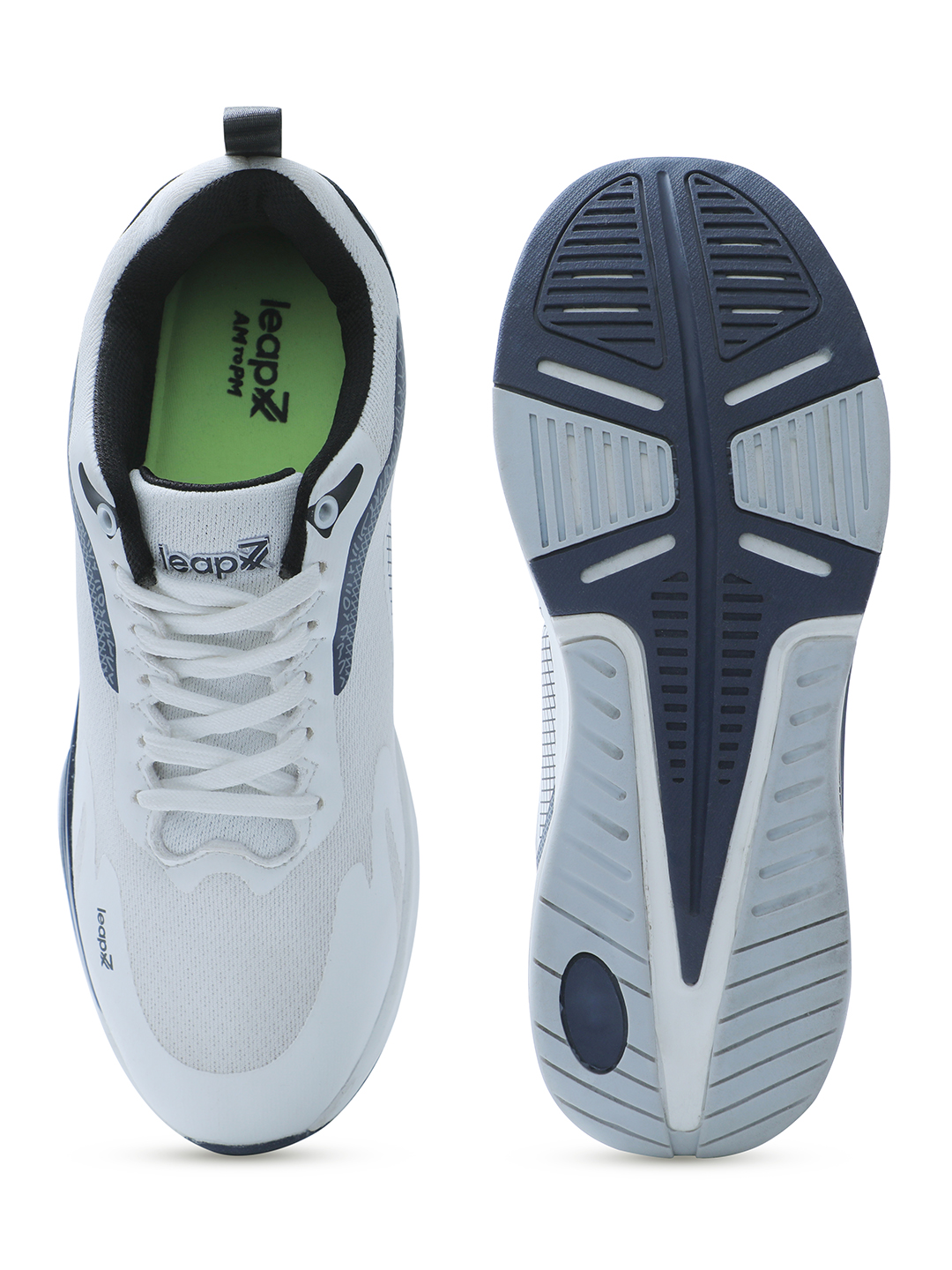 Liberty Liberty Leap7x EVELSTER-E Sports Lacing Running Shoes & Walking Shoes For Men - White (5)