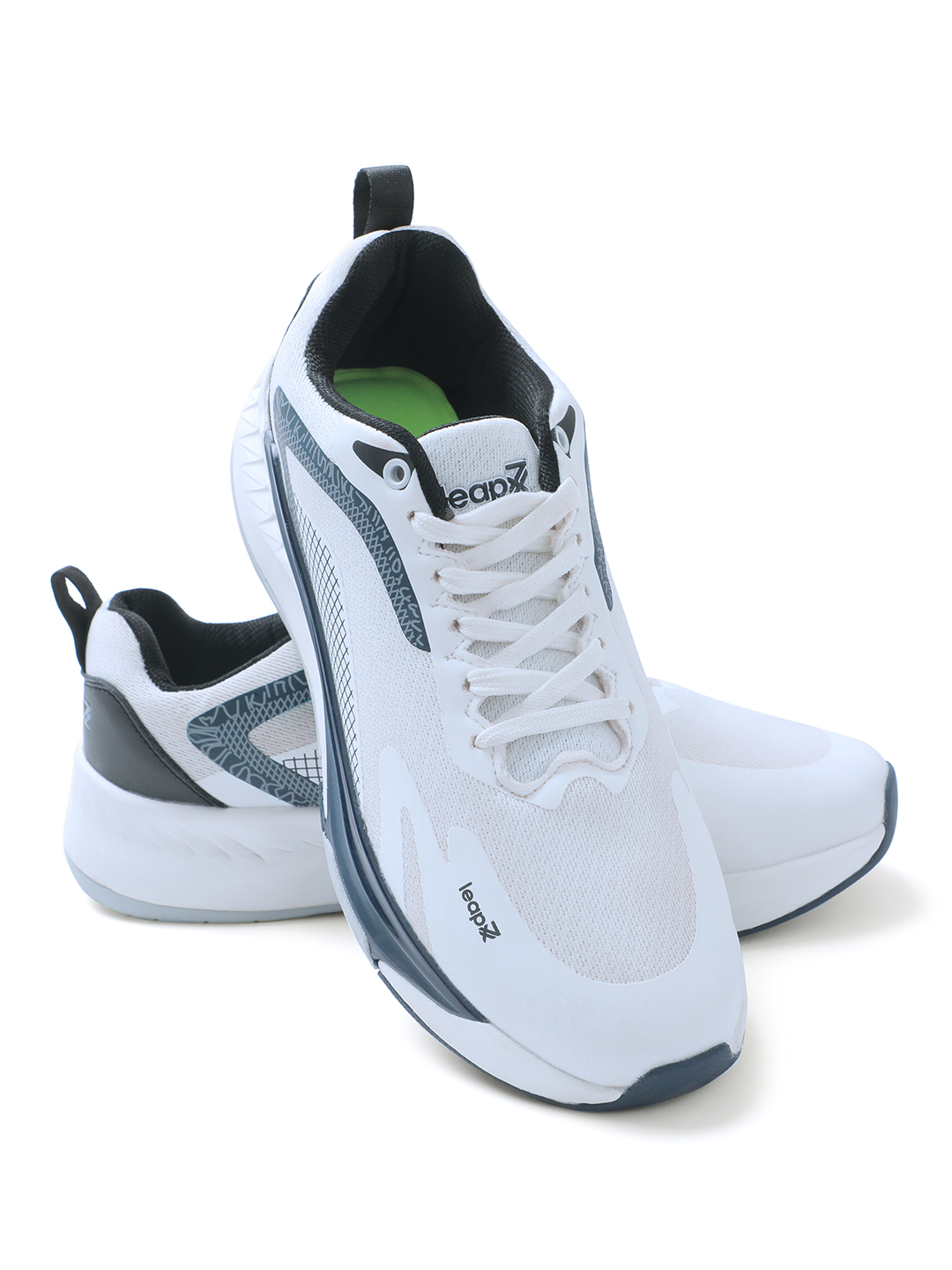 Liberty Liberty Leap7x EVELSTER-E Sports Lacing Running Shoes & Walking Shoes For Men - White (9)
