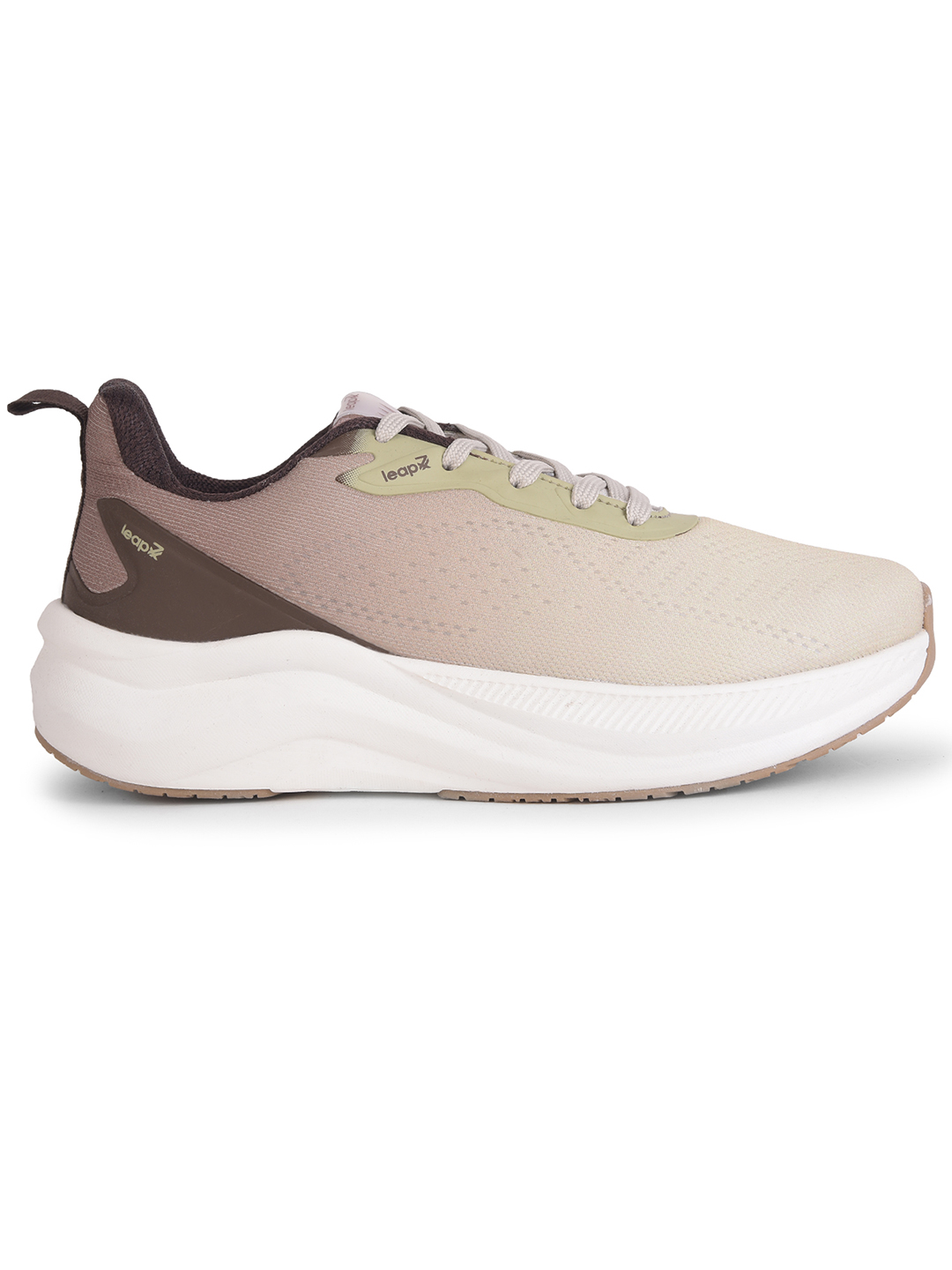 Liberty Liberty Leap7x EVERSTAR1E Sports Lacing Running Shoes & Walking Shoes For Men - Beige (2)