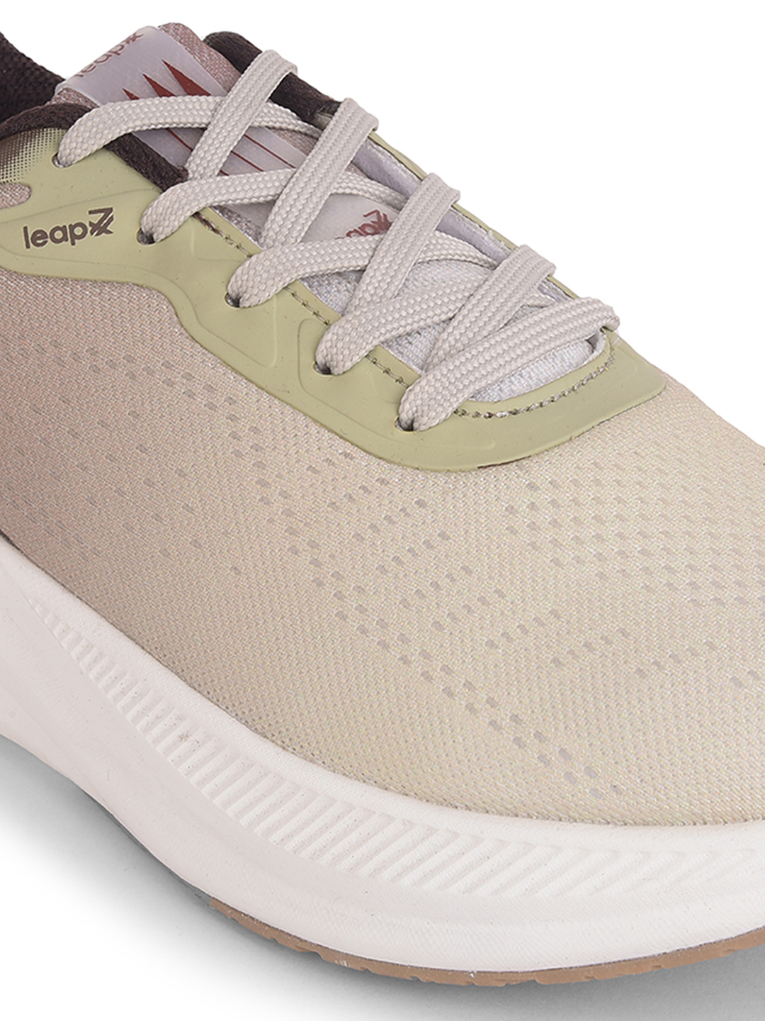 Liberty Liberty Leap7x EVERSTAR1E Sports Lacing Running Shoes & Walking Shoes For Men - Beige (3)