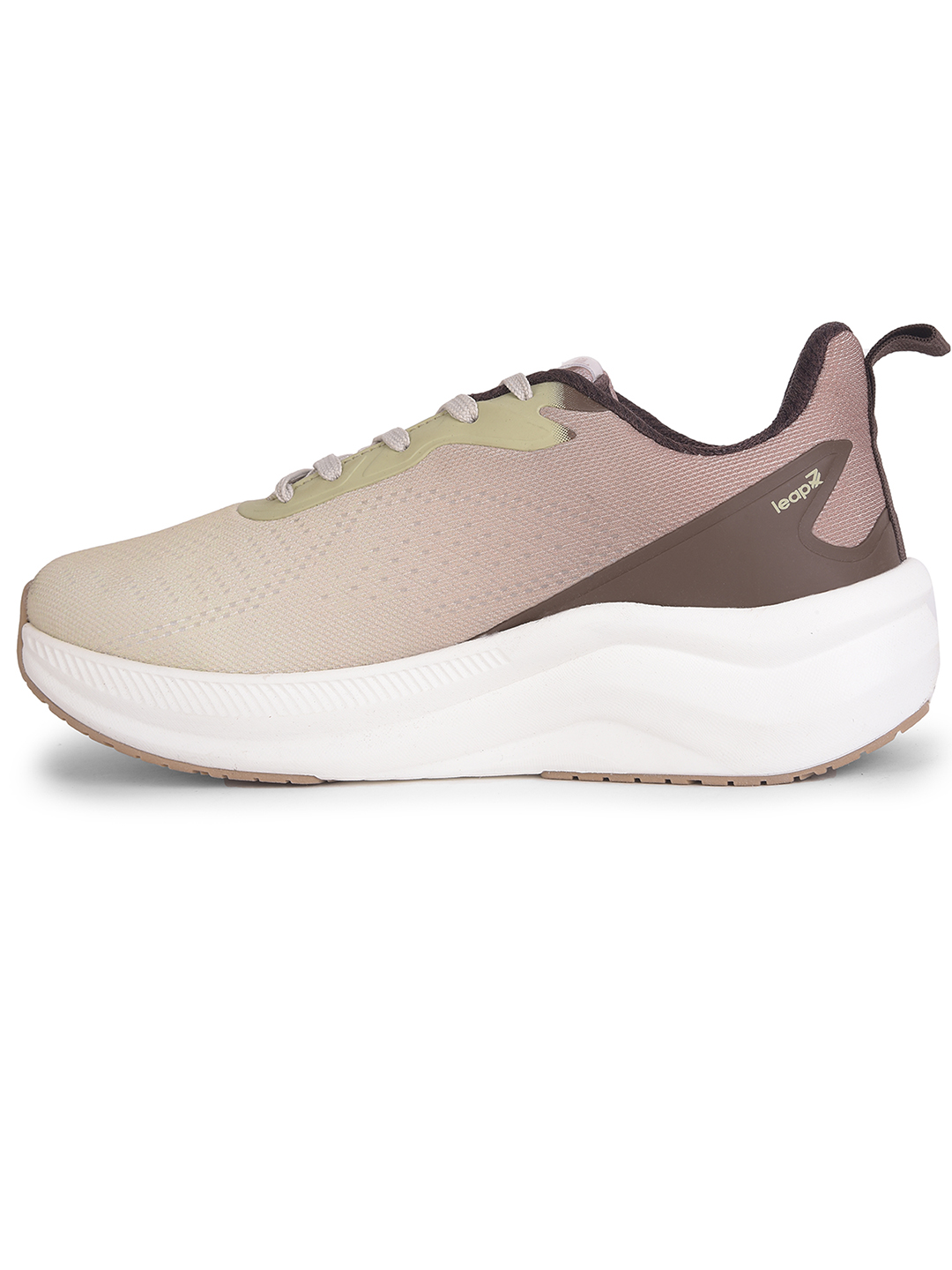 Liberty Liberty Leap7x EVERSTAR1E Sports Lacing Running Shoes & Walking Shoes For Men - Beige (6)