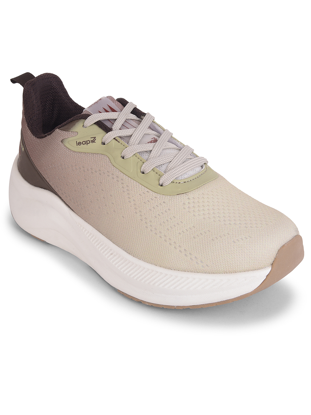 Liberty Leap7x EVERSTAR1E Sports Lacing Running Shoes & Walking Shoes For Men - Beige
