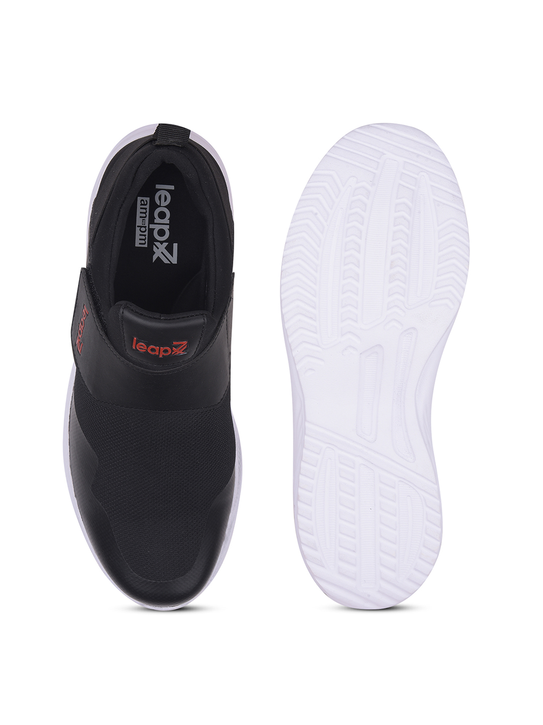 Liberty Liberty Leap7x FLATRON-1E Sports Non Lacing Running Shoes & Walking Shoes For Men - Black (7)