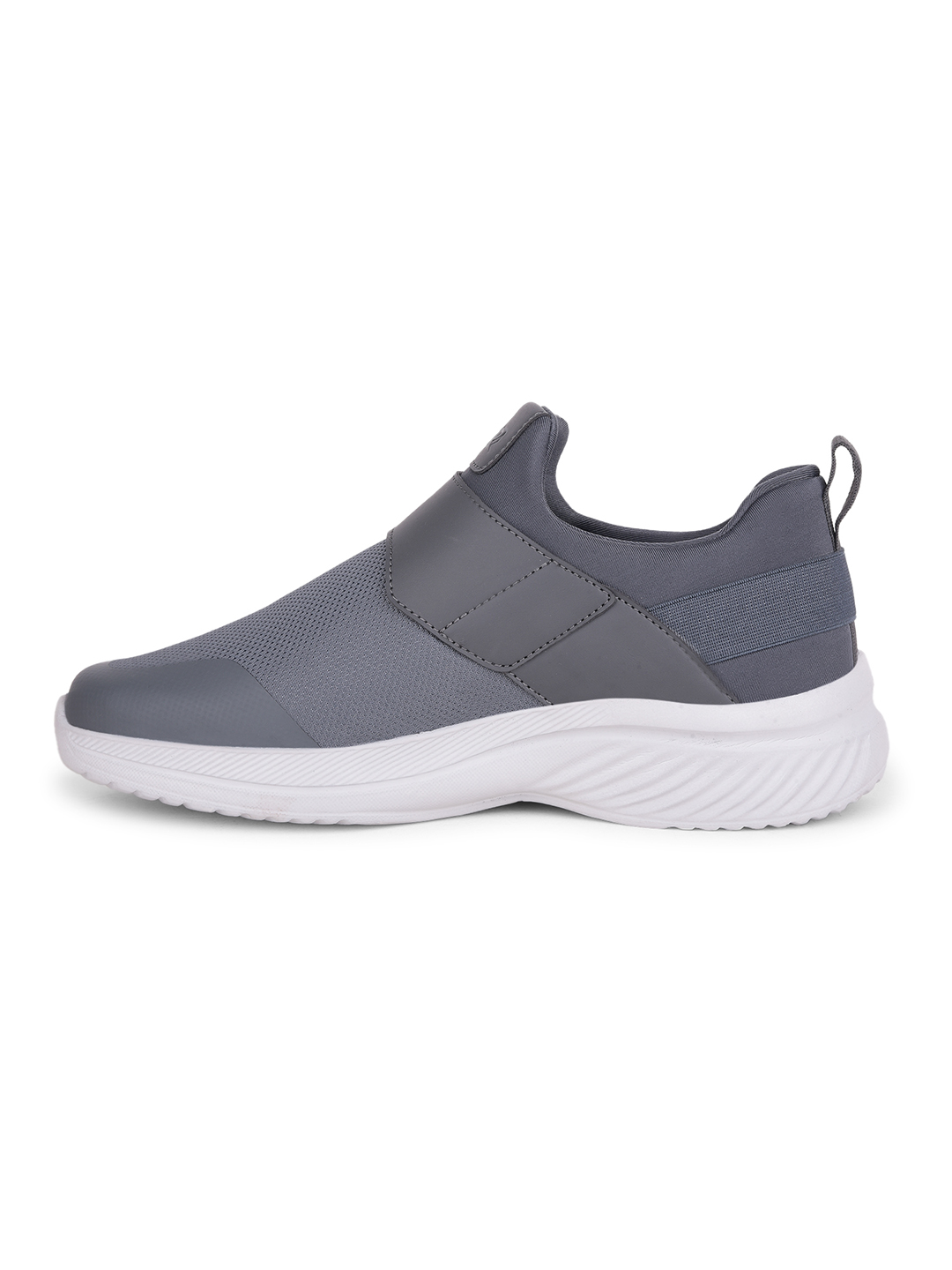 Liberty Liberty Leap7x FLATRON-1E Sports Non Lacing Running Shoes & Walking Shoes For Men - Dark Grey (8)