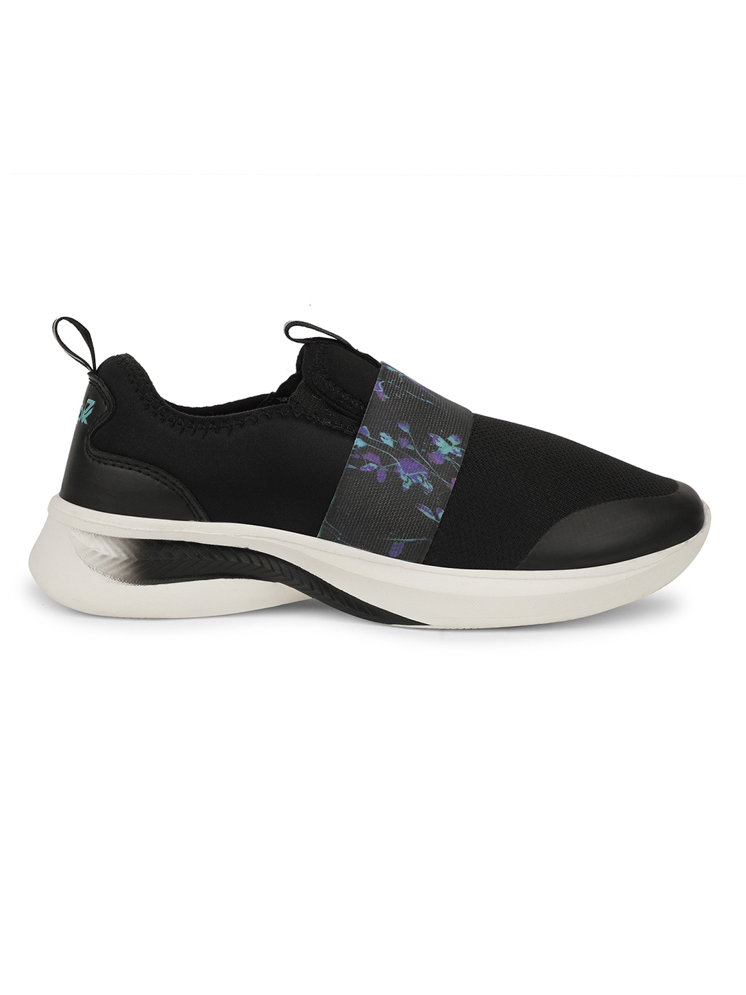 Liberty Liberty Leap7x FLOWRIA Sports Non Lacing Running Shoes & Walking Shoes For Women - Black (2)
