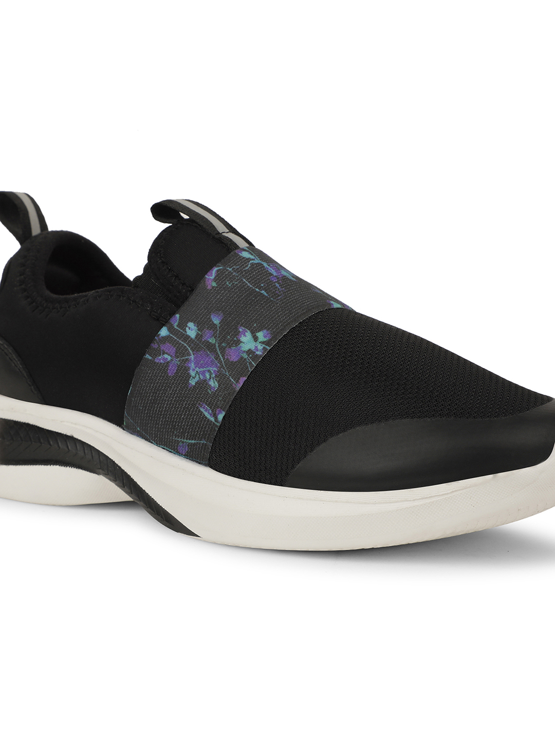 Liberty Liberty Leap7x FLOWRIA Sports Non Lacing Running Shoes & Walking Shoes For Women - Black (4)