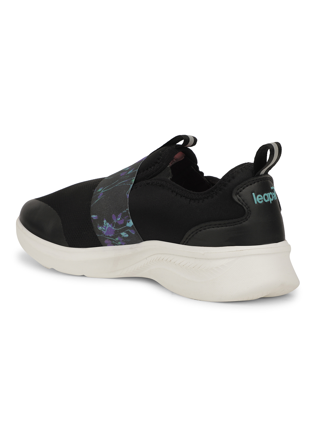 Liberty Liberty Leap7x FLOWRIA Sports Non Lacing Running Shoes & Walking Shoes For Women - Black (5)