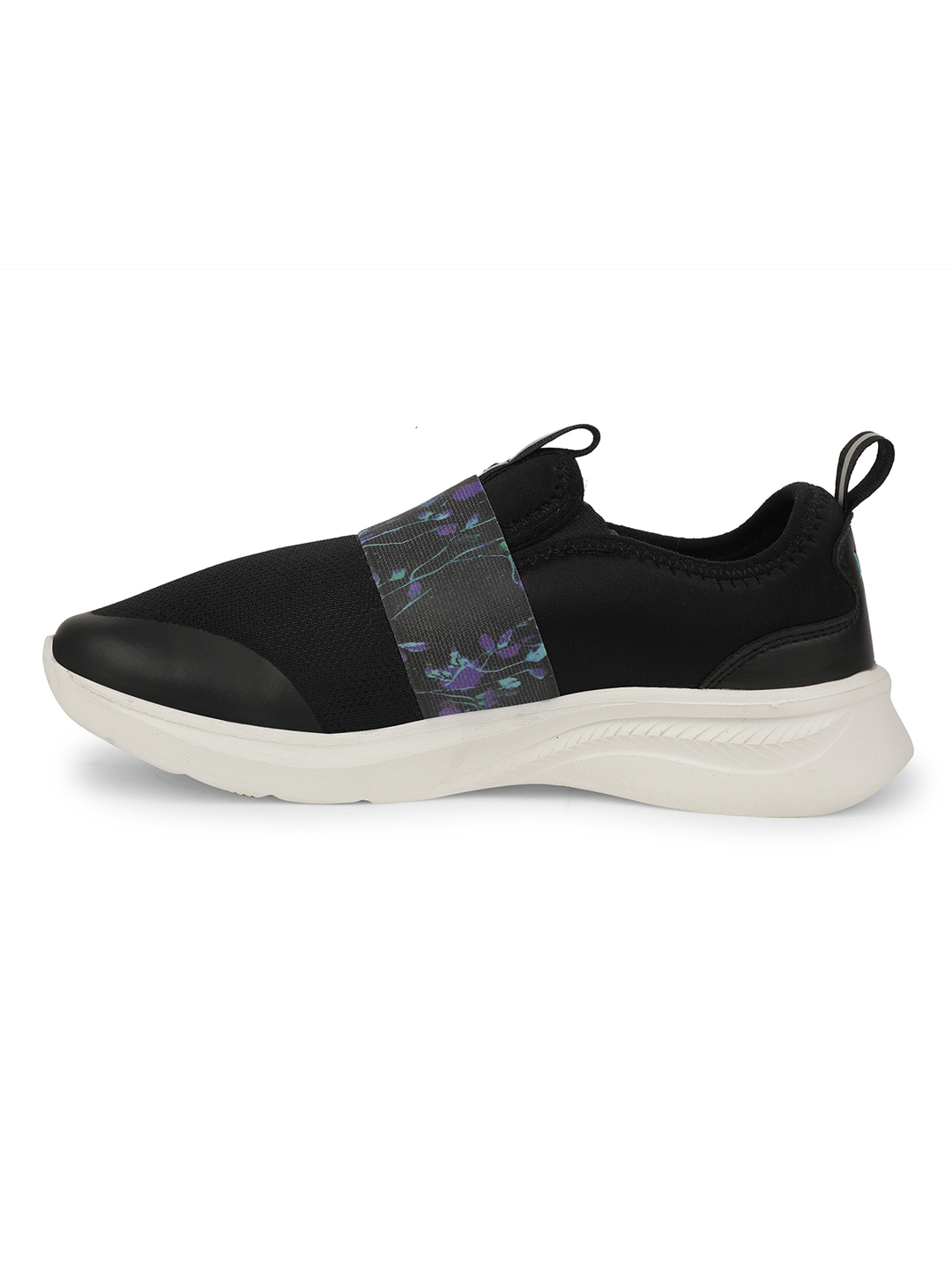 Liberty Liberty Leap7x FLOWRIA Sports Non Lacing Running Shoes & Walking Shoes For Women - Black (7)