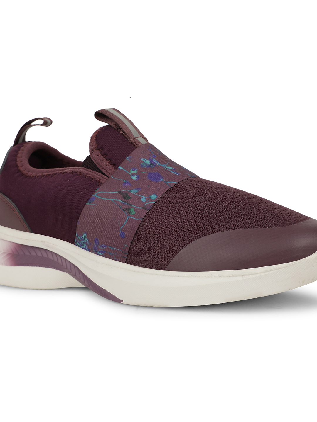Liberty Liberty Leap7x FLOWRIA Sports Non Lacing Running Shoes & Walking Shoes For Women - Purple (4)