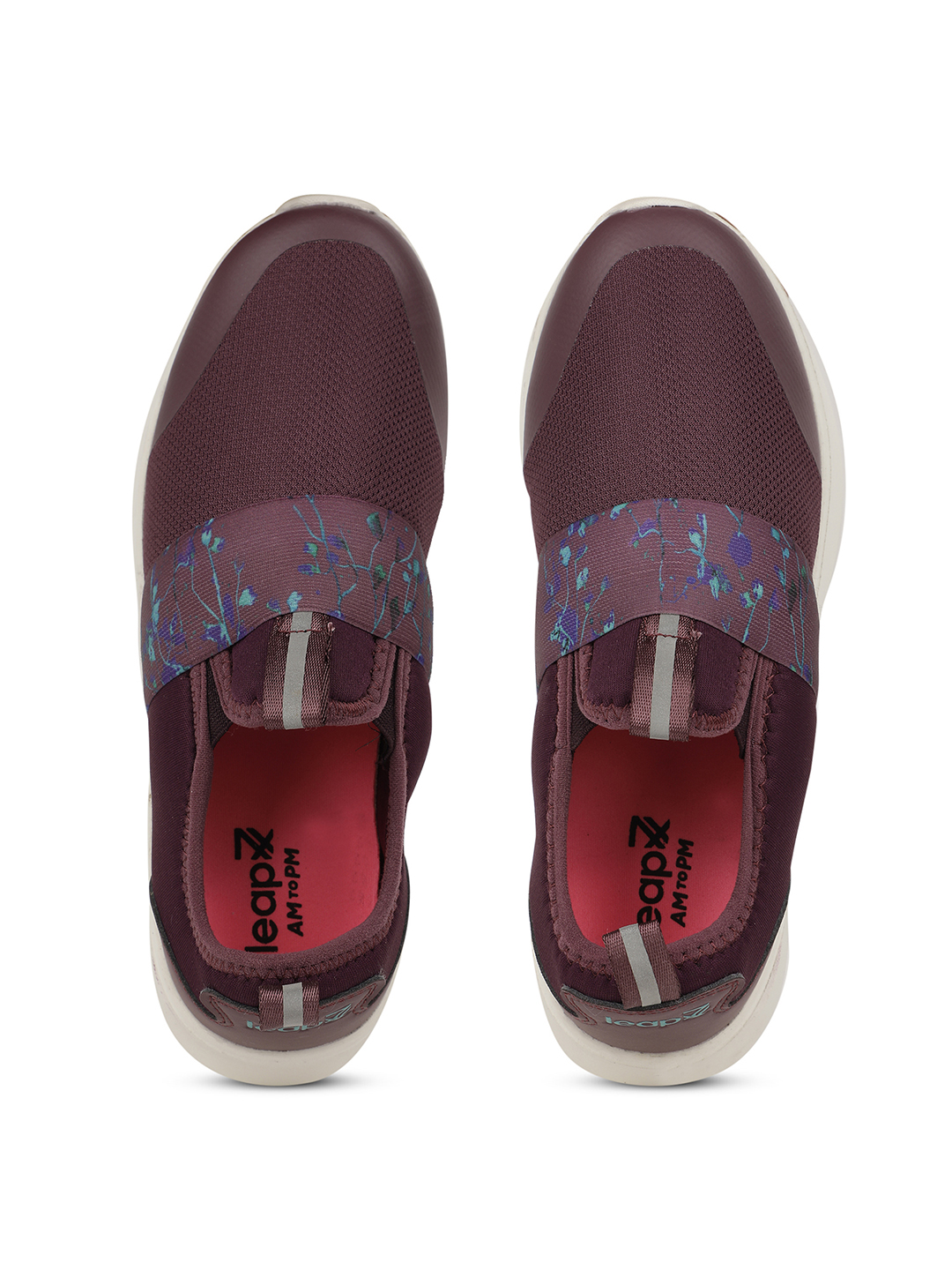Liberty Liberty Leap7x FLOWRIA Sports Non Lacing Running Shoes & Walking Shoes For Women - Purple (2)