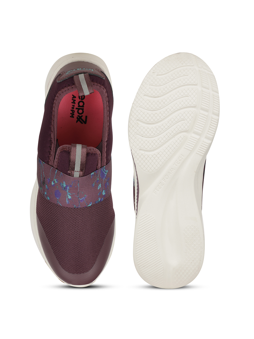 Liberty Liberty Leap7x FLOWRIA Sports Non Lacing Running Shoes & Walking Shoes For Women - Purple (7)