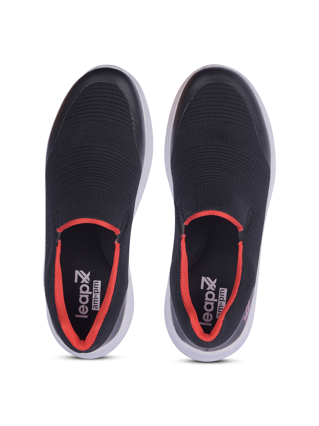 Liberty Liberty Leap7x FOTHILS-1E Sports Non Lacing Running Shoes & Walking Shoes For Men - Black (2)