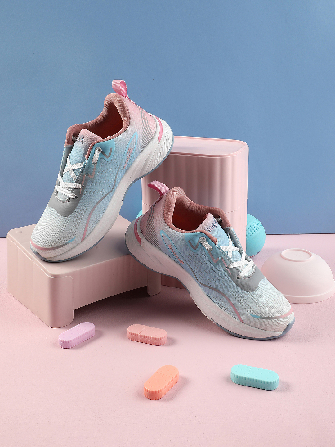 Liberty Leap7x GHD-W10E Sports Lacing Running Shoes & Walking Shoes For Women - Sky Blue