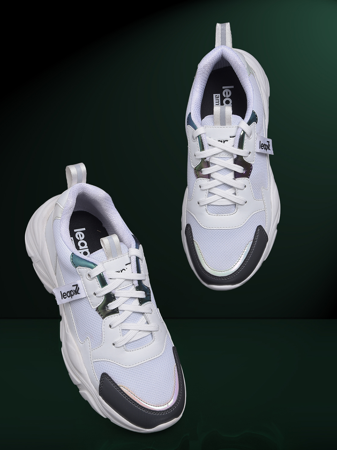 Liberty Leap7x JIMNY-1E Sports Lacing Running Shoes & Walking Shoes For Women - White