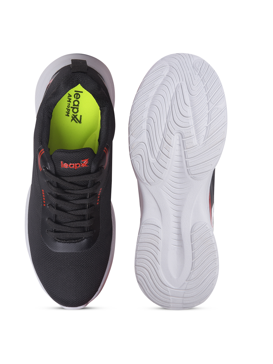 Liberty Liberty Leap7x KOOPER-1E Sports Lacing Running Shoes & Walking Shoes For Men - Black (7)