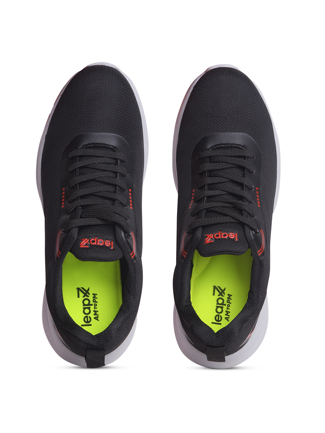 Liberty Liberty Leap7x KOOPER-1E Sports Lacing Running Shoes & Walking Shoes For Men - Black (2)
