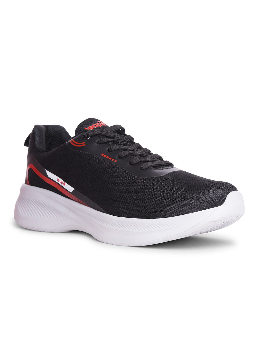 Liberty Leap7x KOOPER-1E Sports Lacing Running Shoes & Walking Shoes For Men - Black