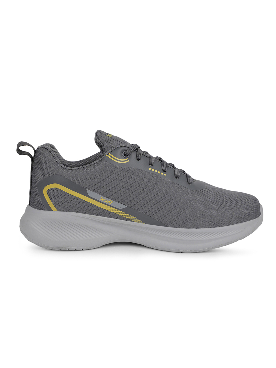 Liberty Liberty Leap7x KOOPER-1E Sports Lacing Running Shoes & Walking Shoes For Men - Dark Grey (3)